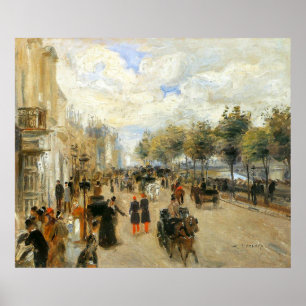 Paris, Le Quai Malaquais, von Renoir Poster