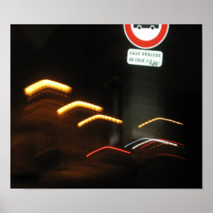 "Paris-Leben" (Paris, Frankreich) - Poster