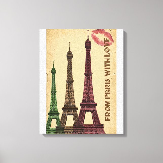 Paris Leinwanddruck (Vorderseite)