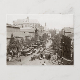 Paris: Les Halles, C1900 Postkarte