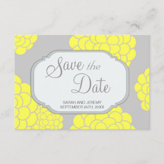 Paris Lieben Gelbe Blumen Save the Date Haushalt