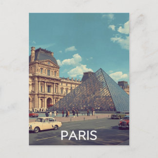 Paris Louvre Postkarte