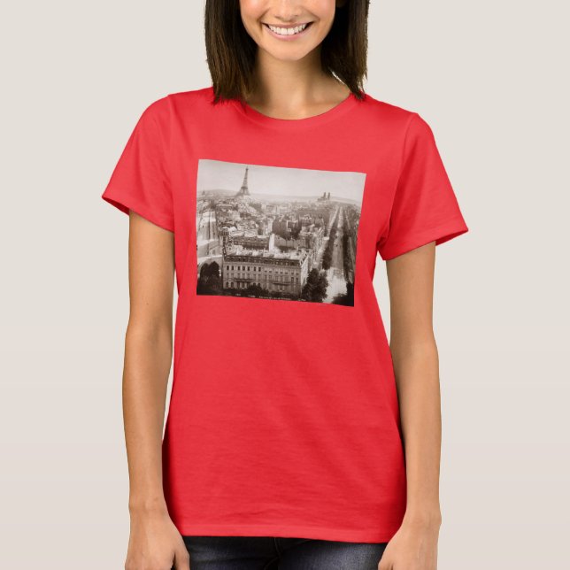 Paris: Luftbild, 1900 T-Shirt (Vorderseite)