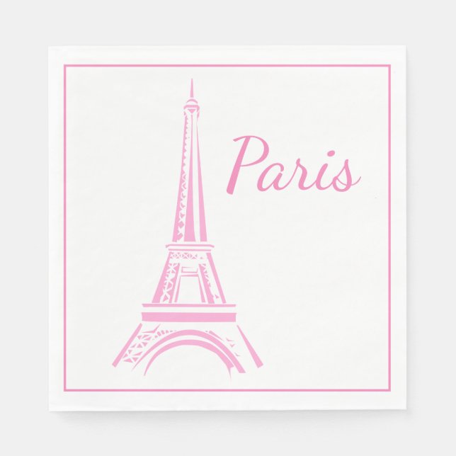 Paris Luncheon Paper Napkins Serviette (Vorderseite)