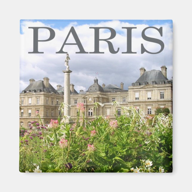 Paris Luxembourg Gardens Magnet (Vorne)