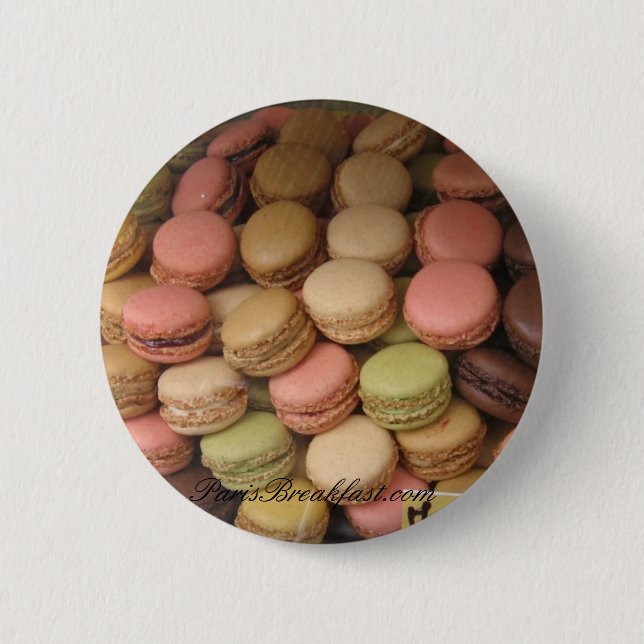 Paris MACARONS Button (Vorderseite)