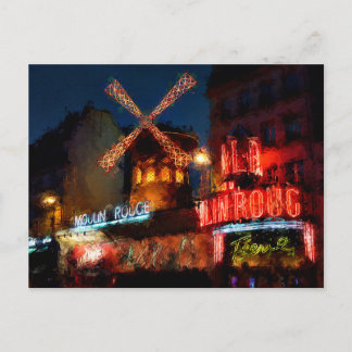 Paris Malerei Poster Leinwanddruck Puzzle Postkarte