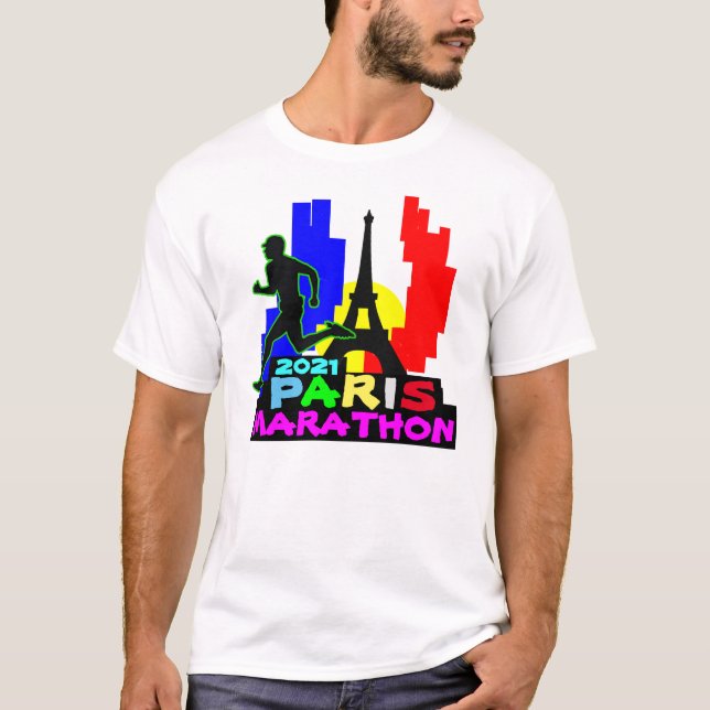 Paris Marathon T - Shirt (Vorderseite)