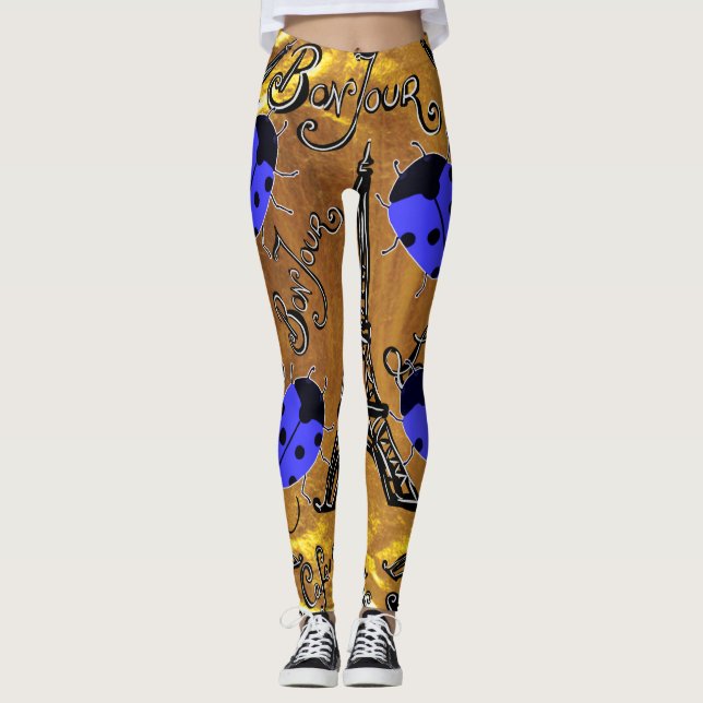 PARIS MARIENKÄFER LEGGINGS (Vorderseite)