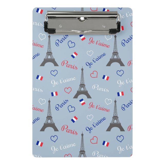 Paris Mini Klemmbrett (Vorderseite)