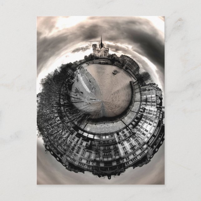 Paris Miniplanet Postcard!! Postkarte (Vorderseite)