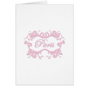 Paris mit Scrolls pink