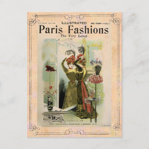 Paris Mode 2- Postkarte / Einladung / RSVP #18