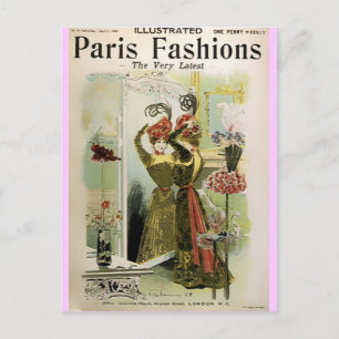 Paris Mode 2- Postkarte / Einladung / RSVP #18
