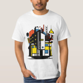 paris mondrian city jnf T-Shirt