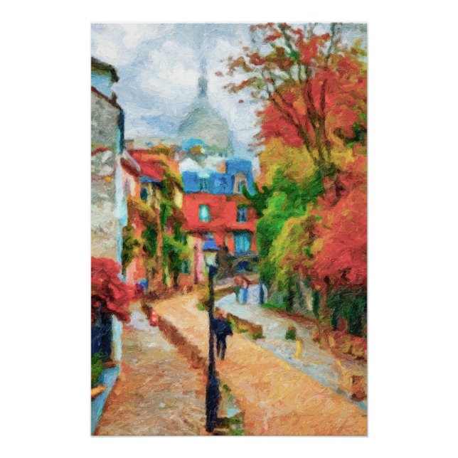 Paris, Montmartre Poster (Vorderseite)