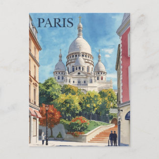 Paris Montmartre Postkarte