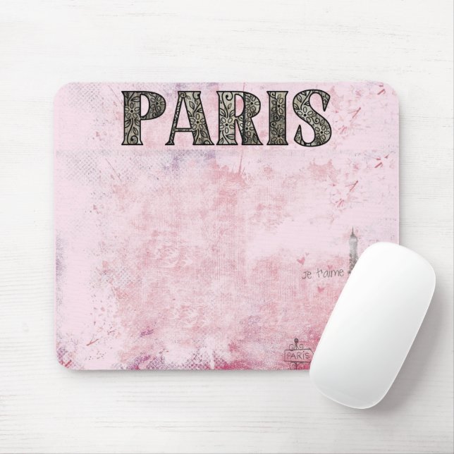 Paris Mouse Pad Mousepad (Mit Mouse)