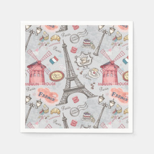 Paris Napkins Serviette