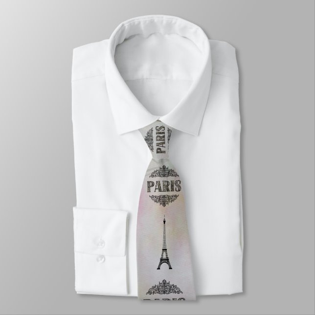 Paris Necktie Krawatte (Gebunden)