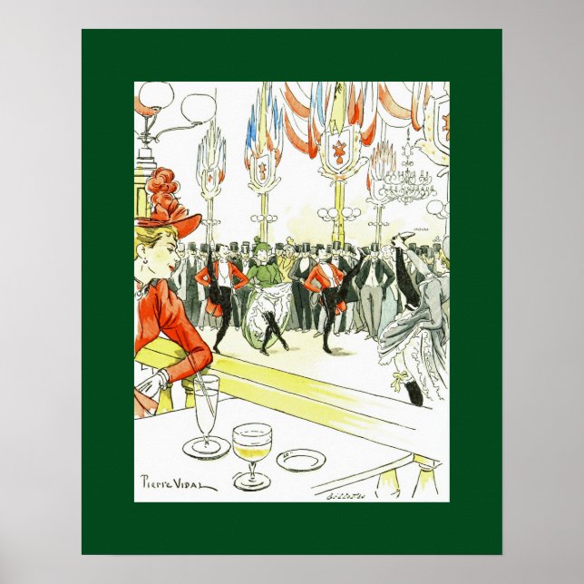 Paris Night Life ~Pierre Vidal ~*Mat Color Poster (Vorne)