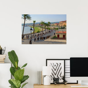 Paris Nizza Radfahrer in Nizza 19. März 1933 Poster