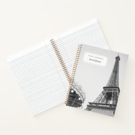 Paris Notebook Geschenk Personalisiert Paris Journ Notizbuch