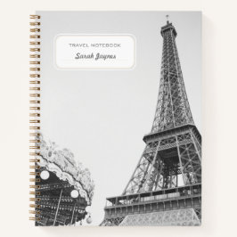 Paris Notebook Geschenk Personalisiert Paris Journ Notizbuch
