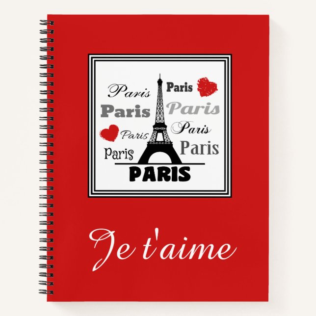 Paris Notizbuch (Vorderseite)