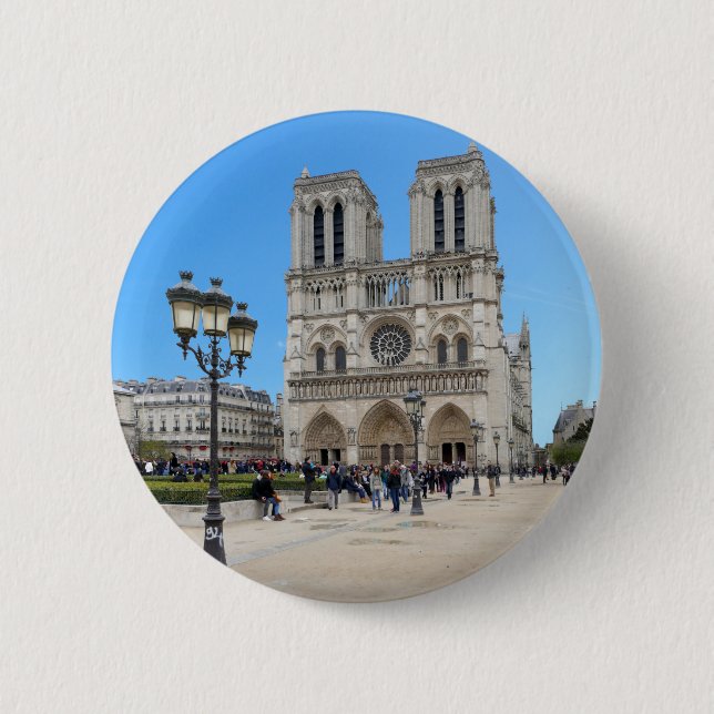 PARIS Notre Dame Button (Vorderseite)