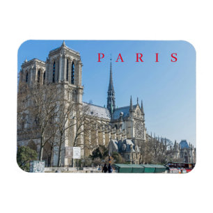 Paris Notre Dame Cathedral Ausblick Kühlschrankmag Magnet