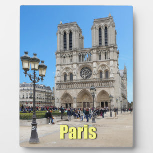 PARIS Notre Dame Fotoplatte