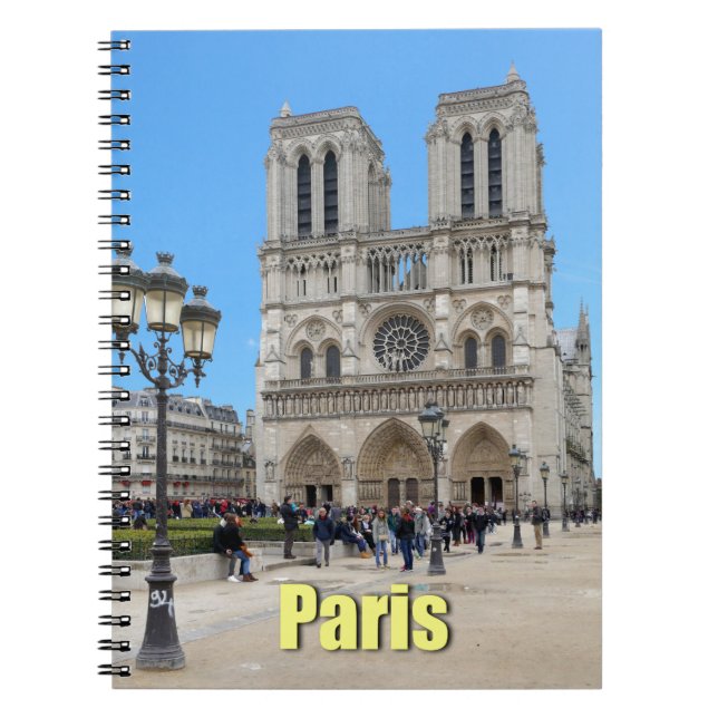 PARIS Notre Dame Notizblock (Vorderseite)