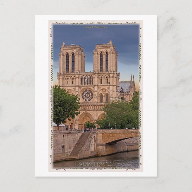 Paris - Notre Dame Postkarte (Vorderseite)