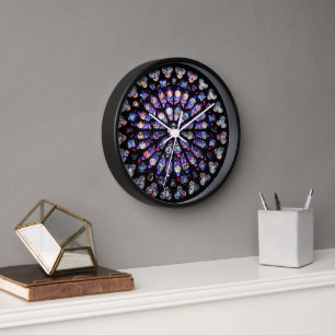 Paris Notre Dame Rosette Clock Uhr