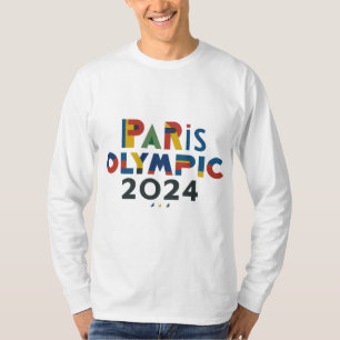 Paris Olympia 2024 Design Herren T-Shirt