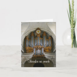 Paris Organ danke Karte