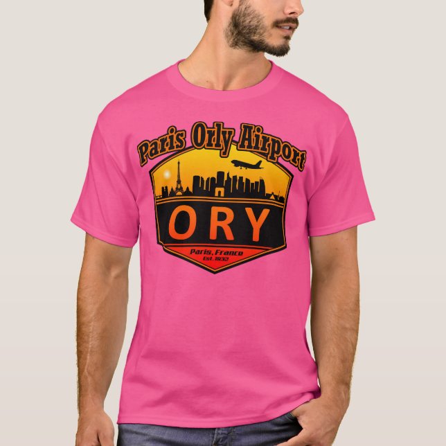 Paris Orly Airport Code T-Shirt (Vorderseite)
