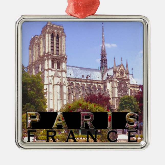 Paris Ornament Aus Metall (Vorne)