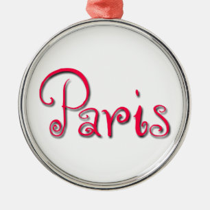 Paris Ornament Aus Metall