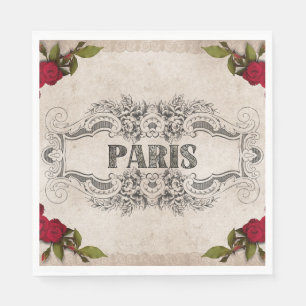 Paris Paper Napkin Serviette