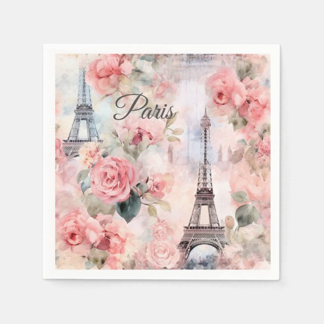 Paris Paper Napkins Serviette (Vorderseite)