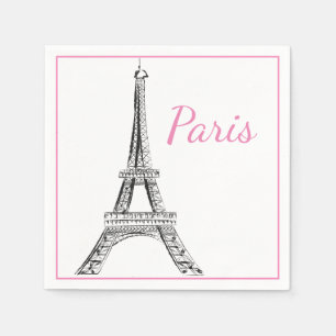 Paris Paper Napkins Serviette