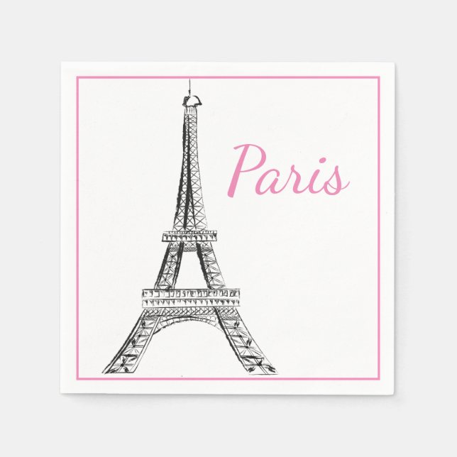 Paris Paper Napkins Serviette (Vorderseite)