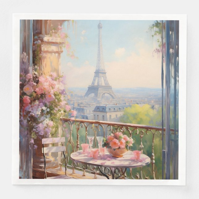 Paris Paper Napkins Serviette (Vorderseite)