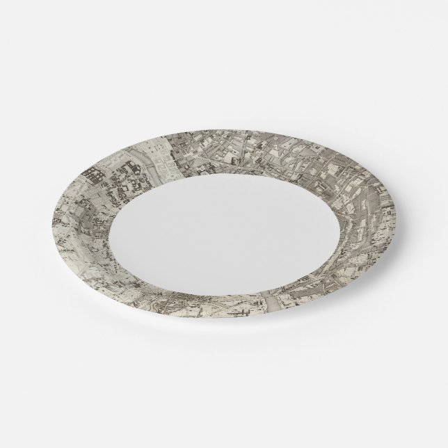 Paris Pappteller (Schrägansicht)