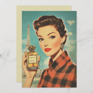 Paris Parfüm und Elegance Einladung