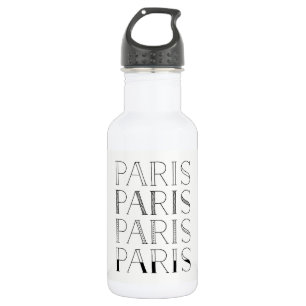 Paris Paris   Elegantes Französisch Inspiriert Edelstahlflasche