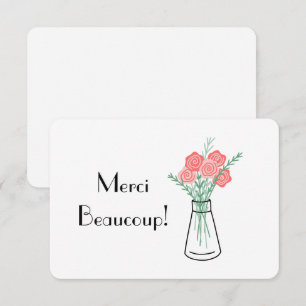 Paris Party Vielen Dank für Ihre Karte