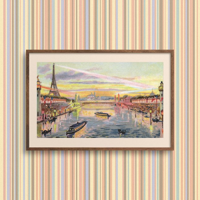 Paris Pastel Poster (Matte) (Von Creator hochgeladen)